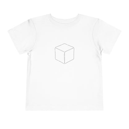 1x1 Doodle  - Rubik's Cube Art Toddler Short Sleeve T-Shirt