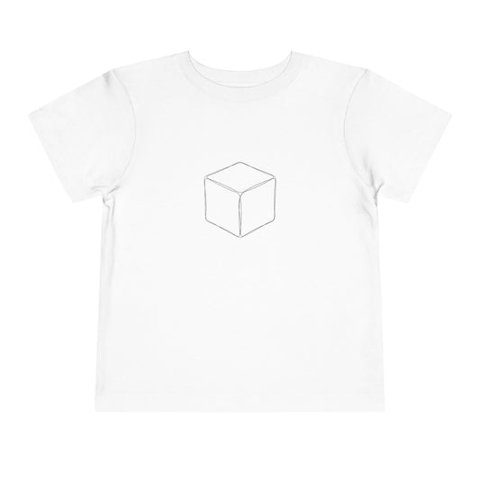 1x1 Doodle  - Rubik's Cube Art Toddler Short Sleeve T-Shirt