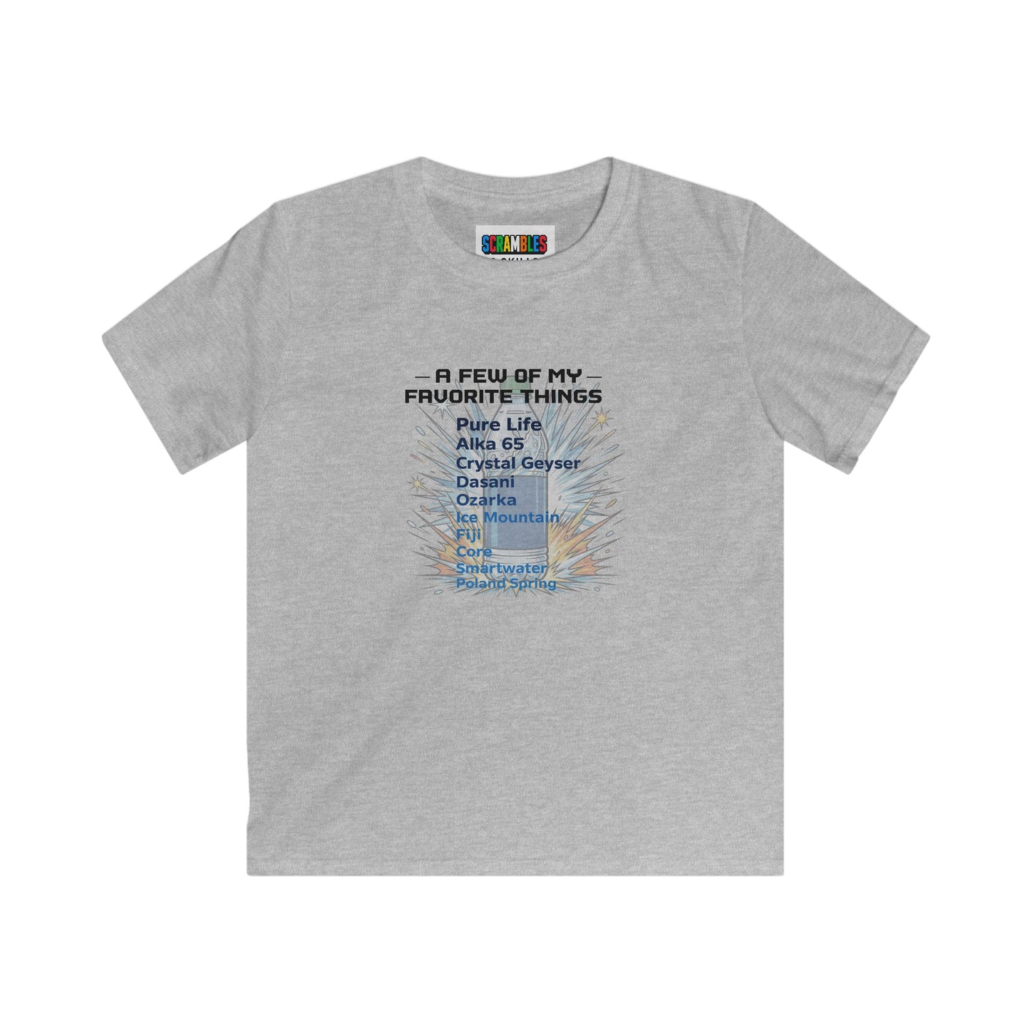 Favorite Things Bottle Flipping Kids Softstyle Tee