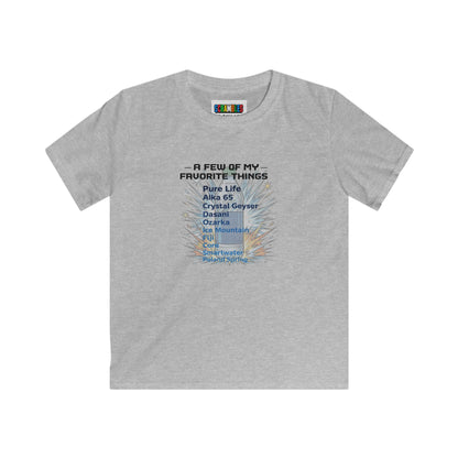 Favorite Things Bottle Flipping Kids Softstyle Tee