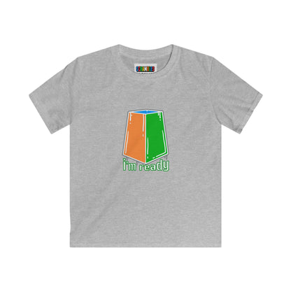 I'm Ready Rubiks Cube Art Kids Softstyle Tee