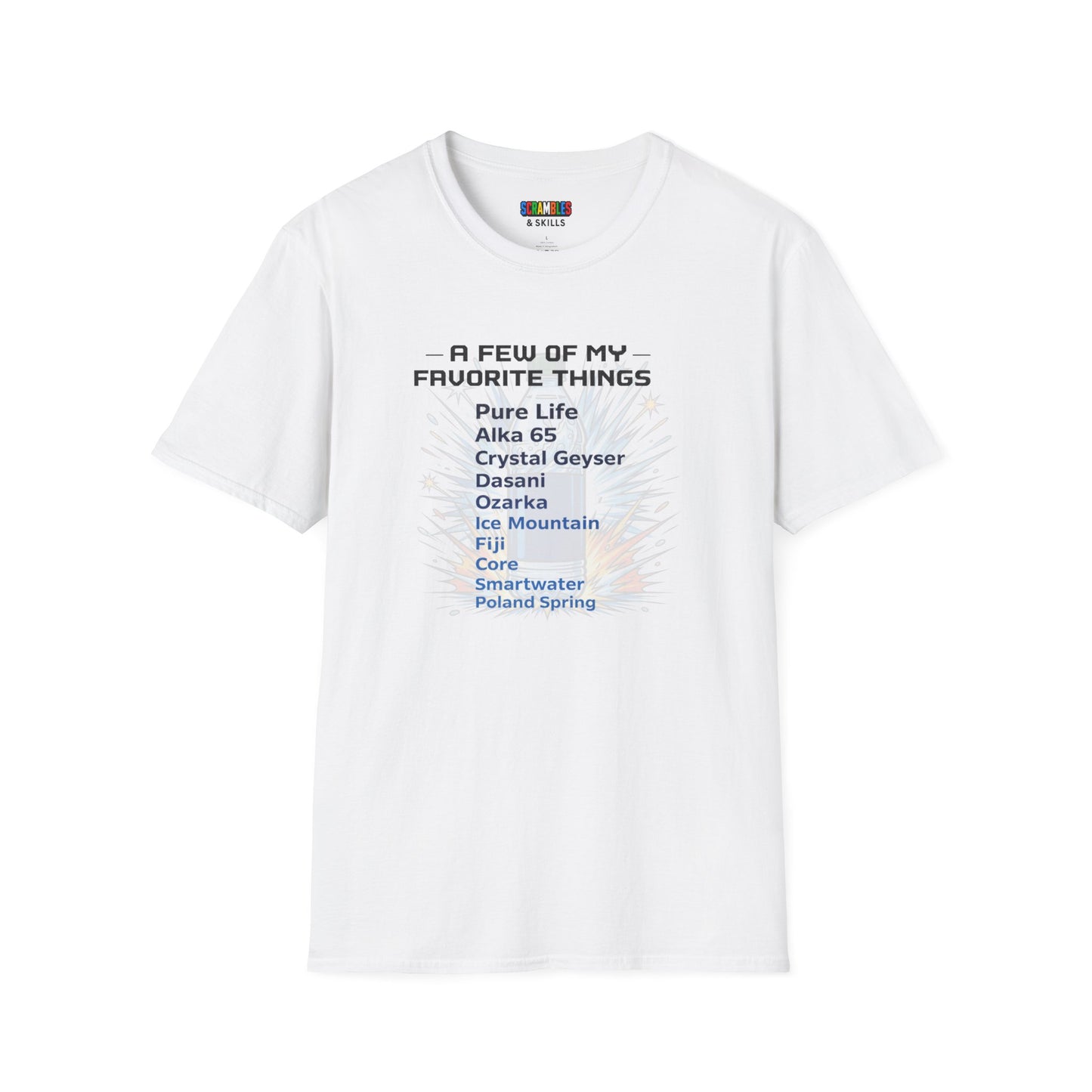 Favorite Things Bottle Flipping Unisex Graphic Softstyle T-Shirt