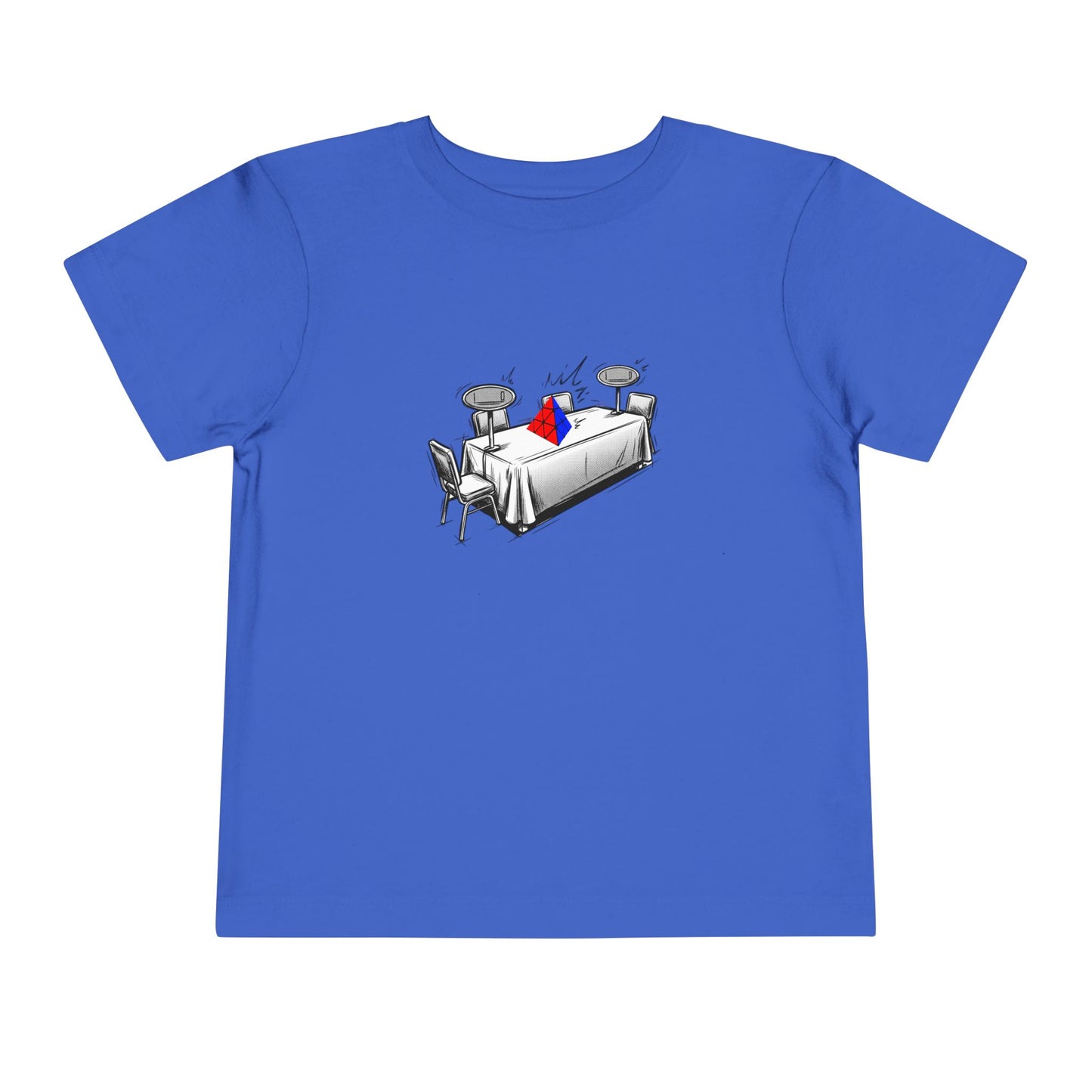 Pyraminx Comp Day - Rubik's Cube Art  Toddler Short Sleeve T-Shirt