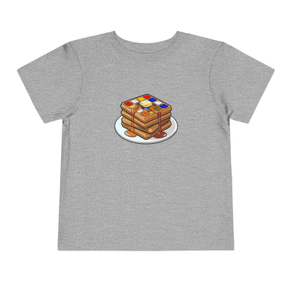 4x4 Waffles - Rubiks Cube Toddler Short Sleeve T-Shirt