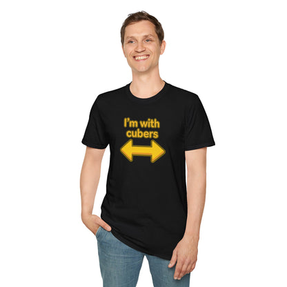 I'm With Cubers Unisex Graphic Softstyle T-Shirt