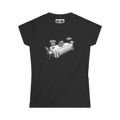Clock Comp Day  - Rubik's Cube Art Women's Softstyle T-Shirt