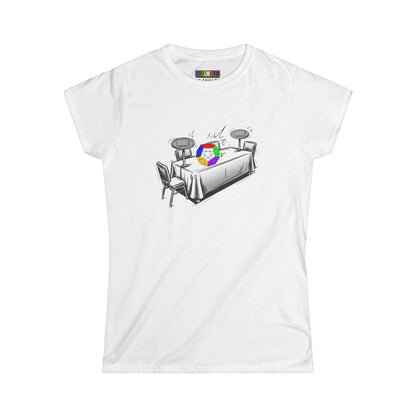 Megaminx Comp Day  - Rubik's Cube Art Women's Softstyle T-Shirt