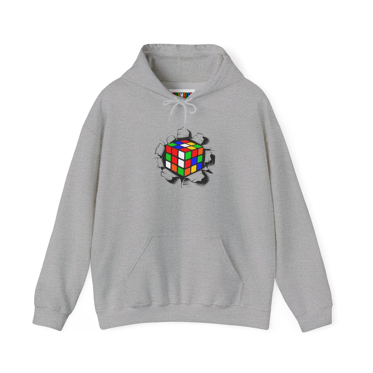 Crashing Out - Rubiks Cube Unisex Heavy Blend™ Hooded Sweatshirt