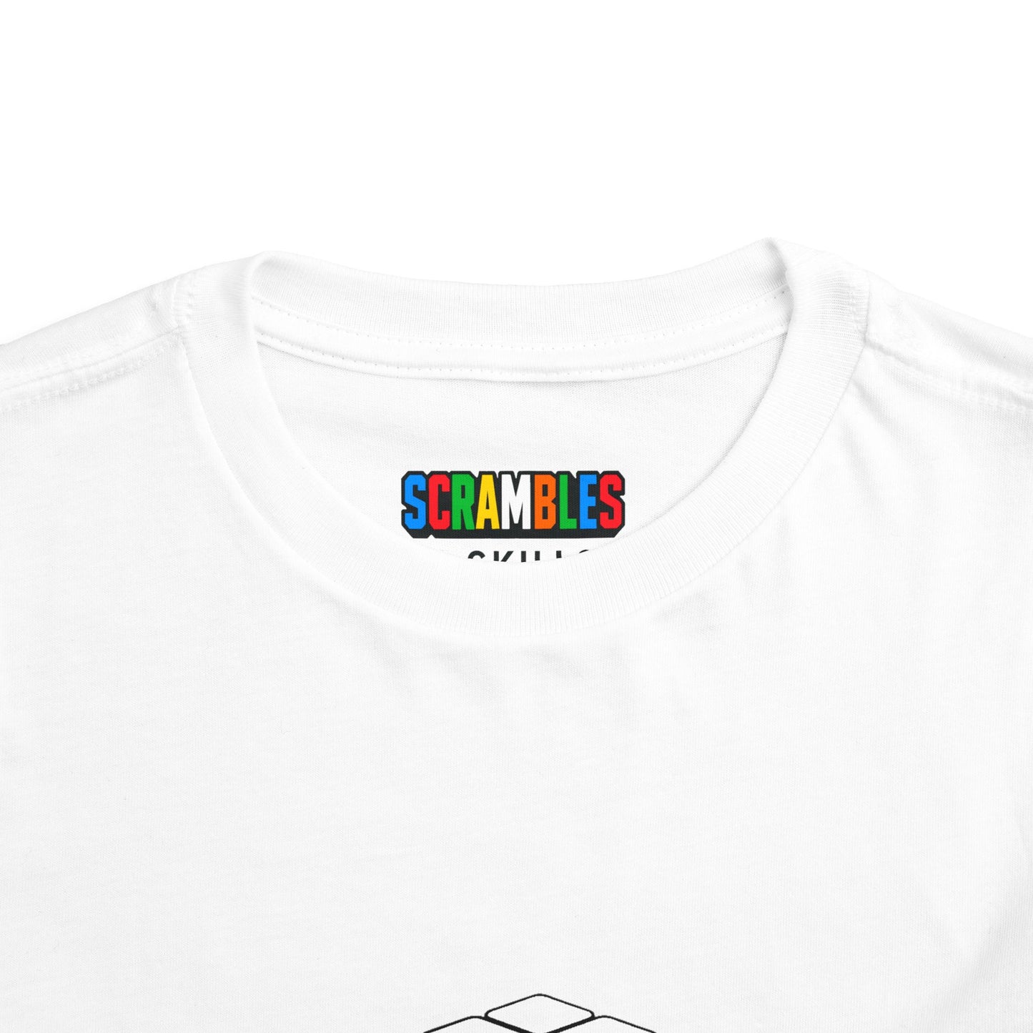+2 Happens  - Rubik's Cube Art Toddler Short Sleeve T-Shirt