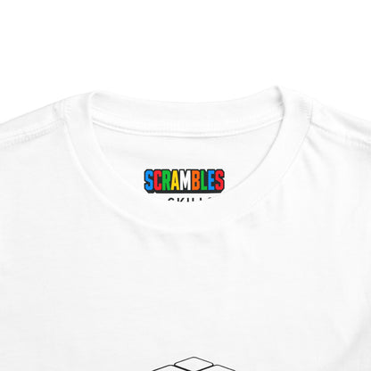 +2 Happens  - Rubik's Cube Art Toddler Short Sleeve T-Shirt