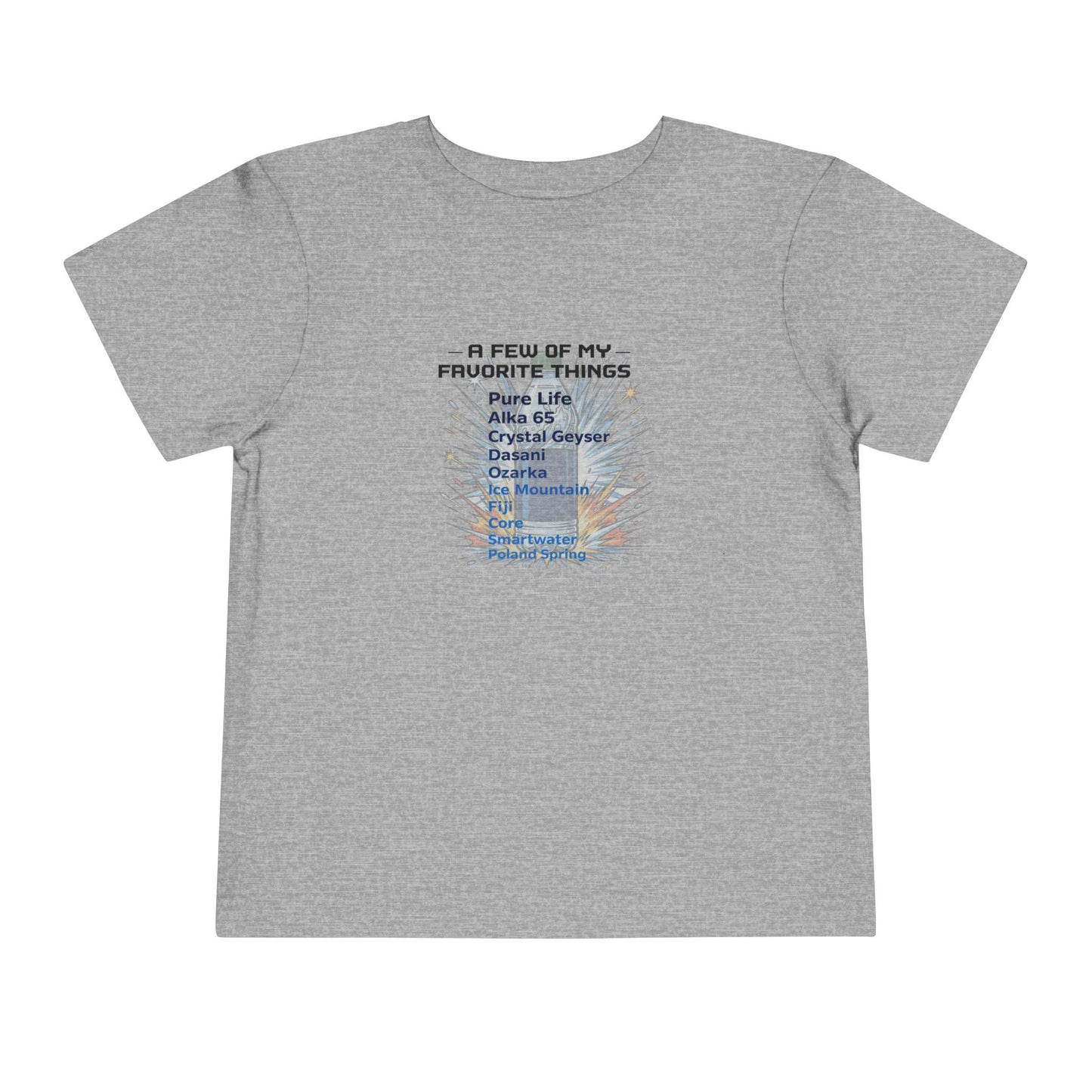 Favorite Things Bottle Flipping Toddler Short Sleeve T-Shirt