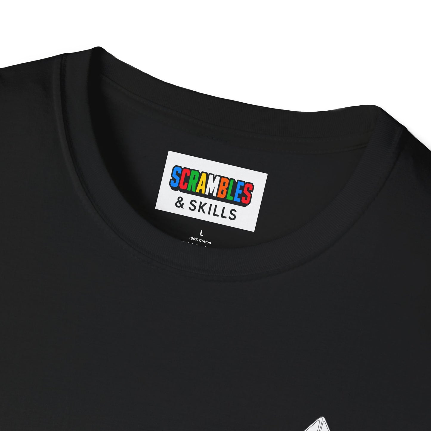 Pyraminx Doodle (Subtle) Unisex Graphic Softstyle T-Shirt