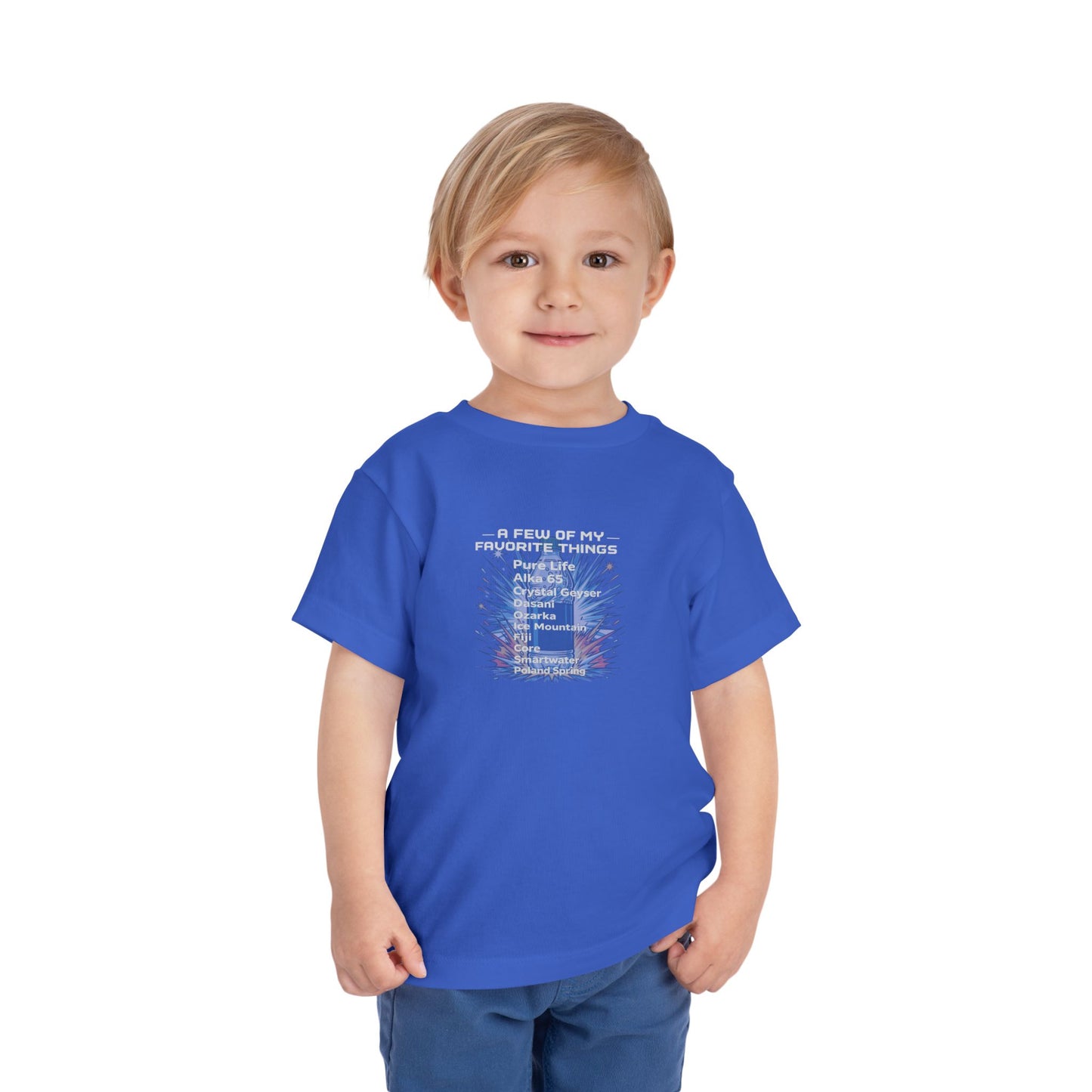 Favorite Things Bottle Flipping Toddler Short Sleeve T-Shirt