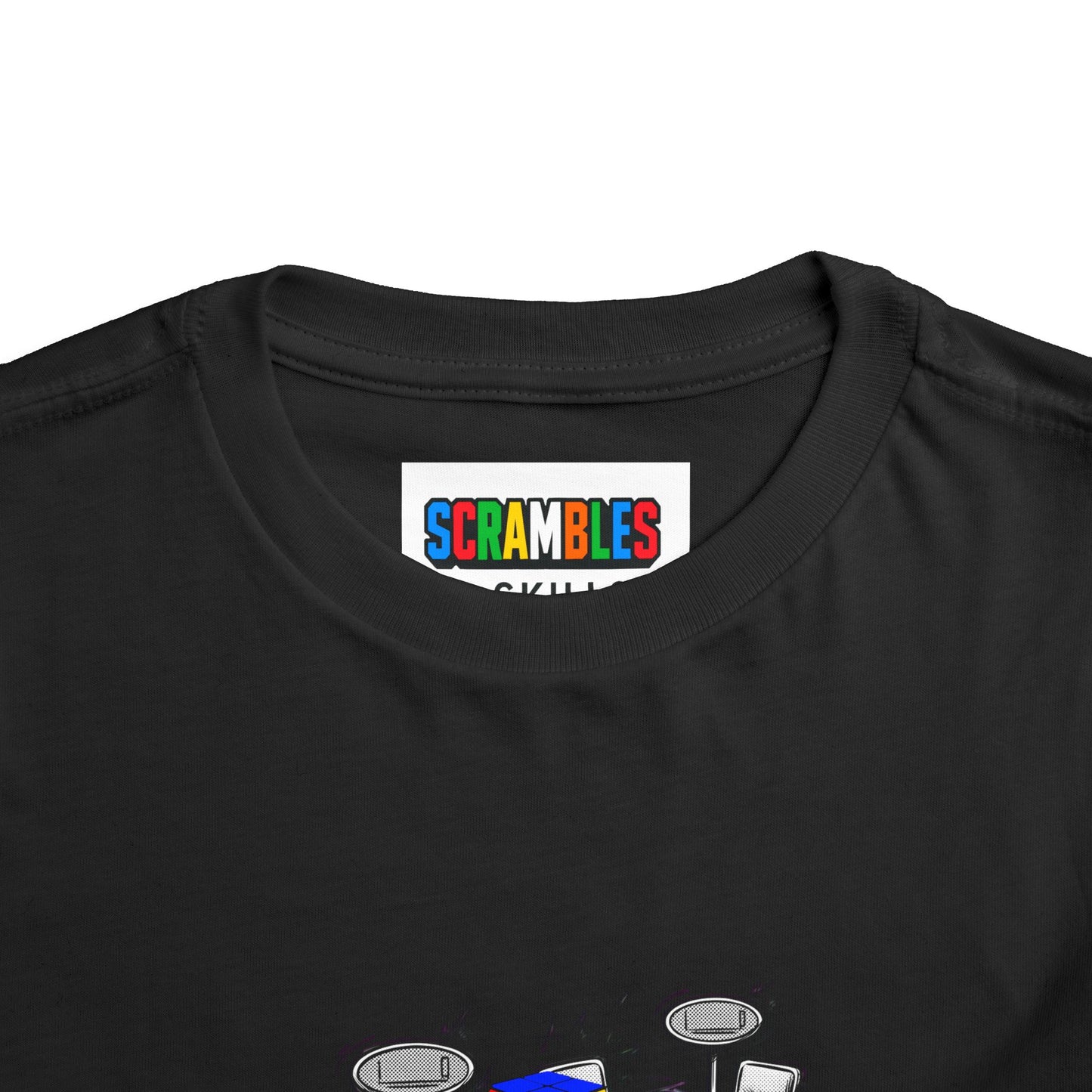 2x2 Comp Day - Rubik's Cube Art  Toddler Short Sleeve T-Shirt