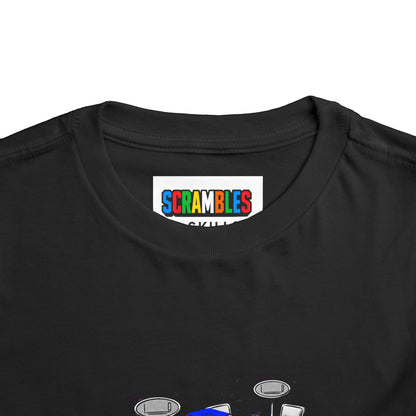 2x2 Comp Day - Rubik's Cube Art  Toddler Short Sleeve T-Shirt