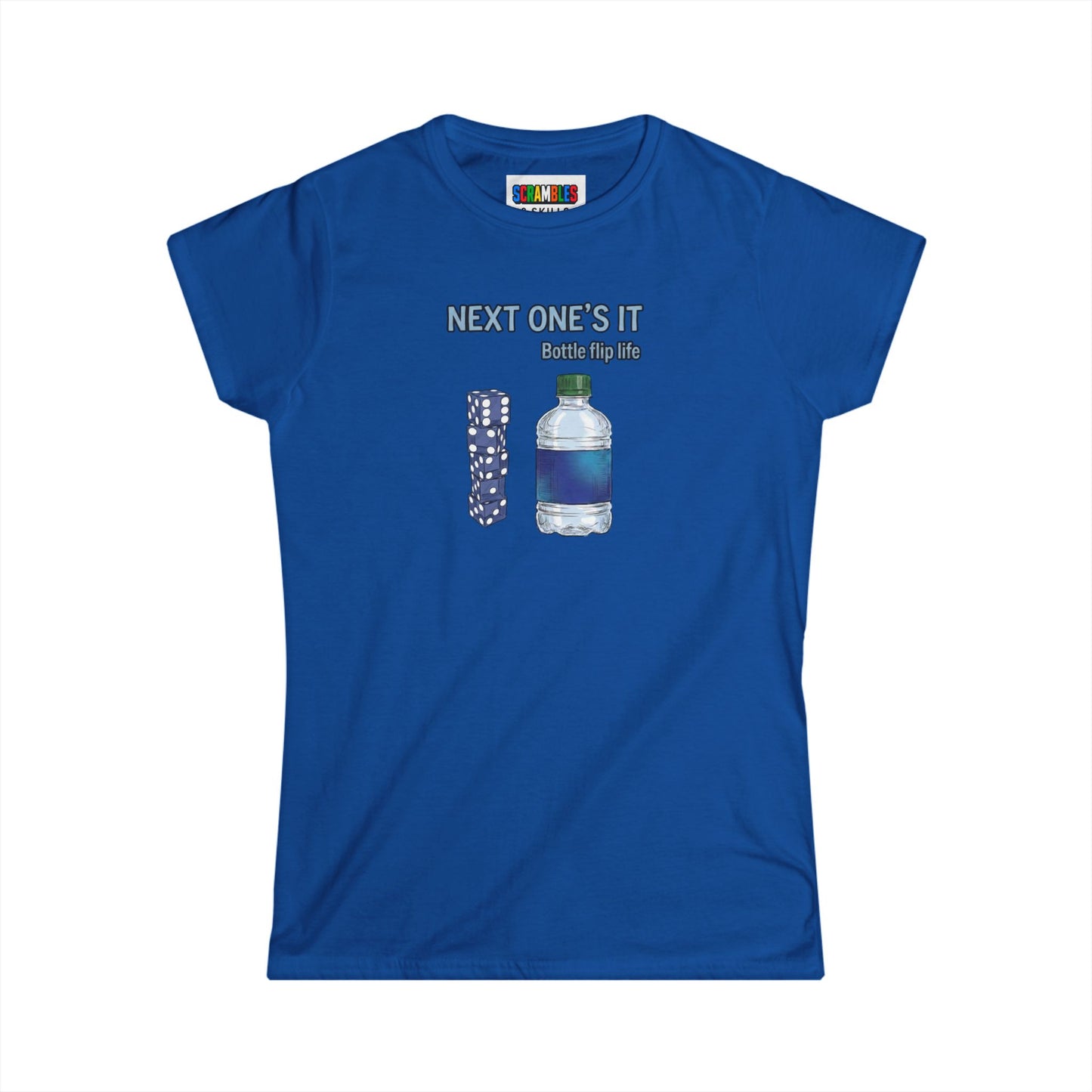 Next One's It Bottle Flip Art Women's Softstyle T-Shirt