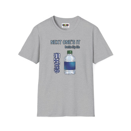 Next One's It Bottle Flip Art Unisex Graphic Softstyle T-Shirt