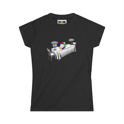 Megaminx Comp Day  - Rubik's Cube Art Women's Softstyle T-Shirt