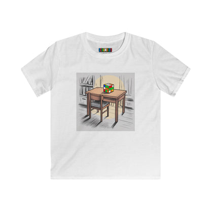 Late Night  - Rubik's Cube Art Kids Softstyle Tee