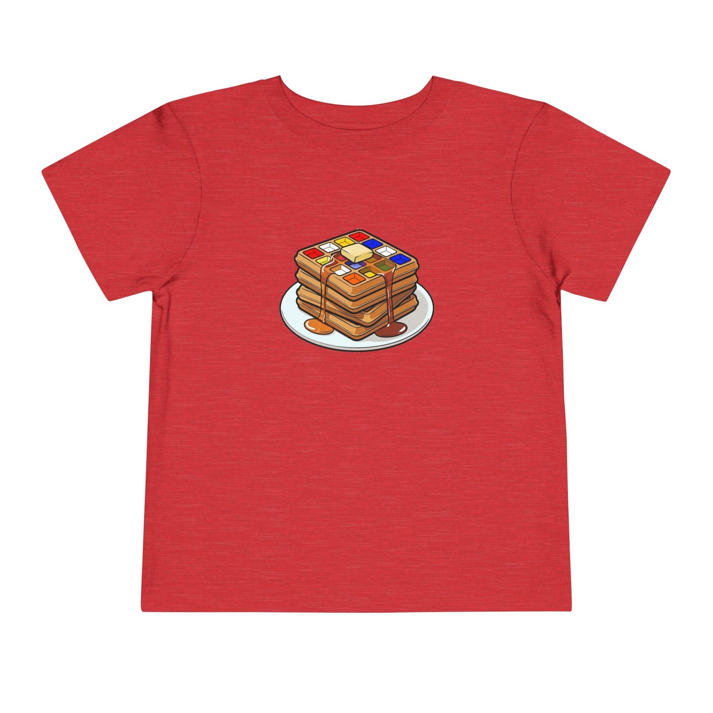 4x4 Waffles - Rubiks Cube Toddler Short Sleeve T-Shirt