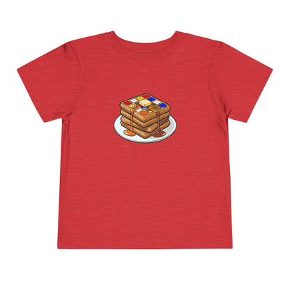 4x4 Waffles - Rubiks Cube Toddler Short Sleeve T-Shirt