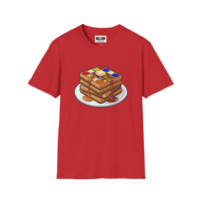 4x4 Waffles - Rubiks Cube Unisex Graphic Softstyle T-Shirt