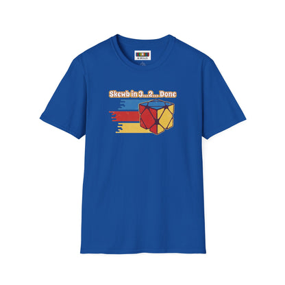 Skewb Done Rubiks Cube Art Unisex Graphic Softstyle T-Shirt