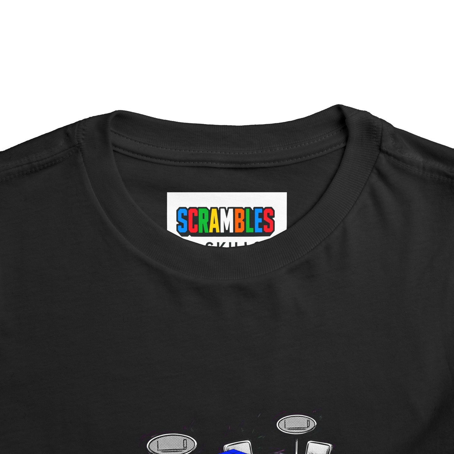 3x3 Multi Blind Comp Day - Rubik's Cube Art  Toddler Short Sleeve T-Shirt
