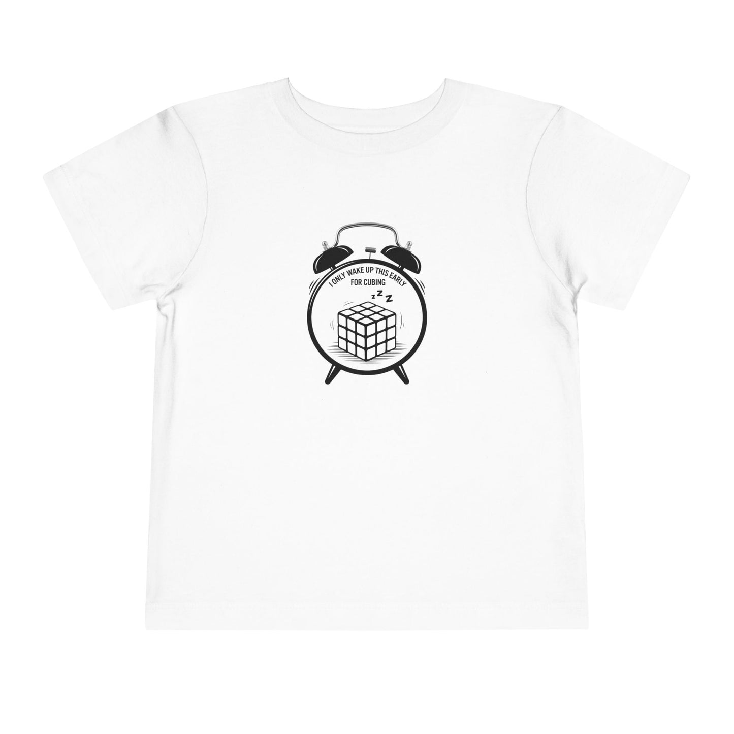 Wake Up  - Rubik's Cube Art Toddler Short Sleeve T-Shirt
