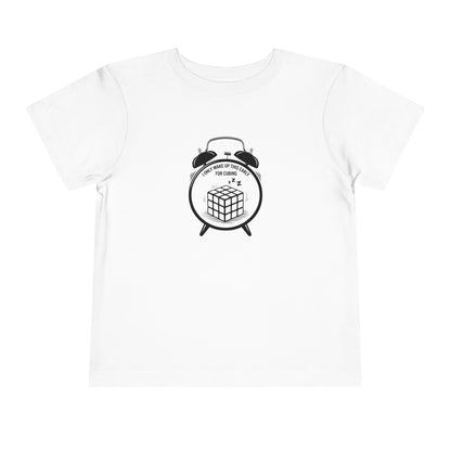 Wake Up  - Rubik's Cube Art Toddler Short Sleeve T-Shirt