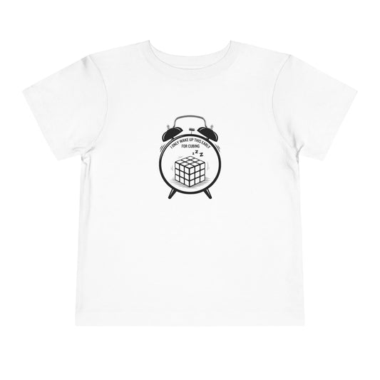 Wake Up  - Rubik's Cube Art Toddler Short Sleeve T-Shirt