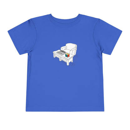 Chess and Checkered - Rubik's Cube Art  Toddler Short Sleeve T-Shirt