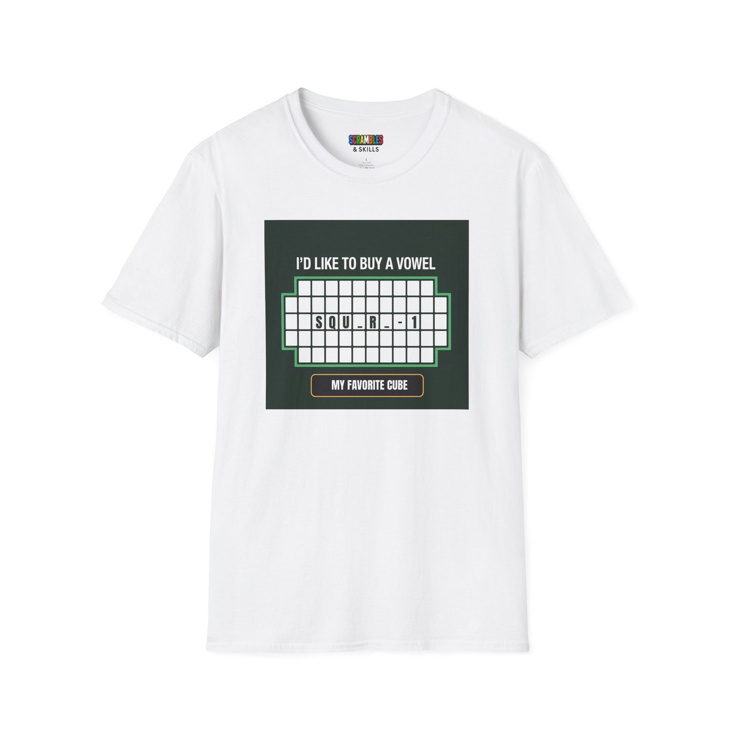 Square-1 - Vowel Unisex Graphic Softstyle T-Shirt