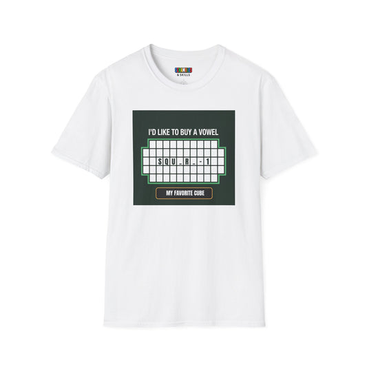 Square-1 - Vowel Unisex Graphic Softstyle T-Shirt