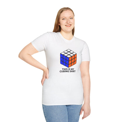 This Is My Cubing Shirt Unisex Graphic Softstyle T-Shirt