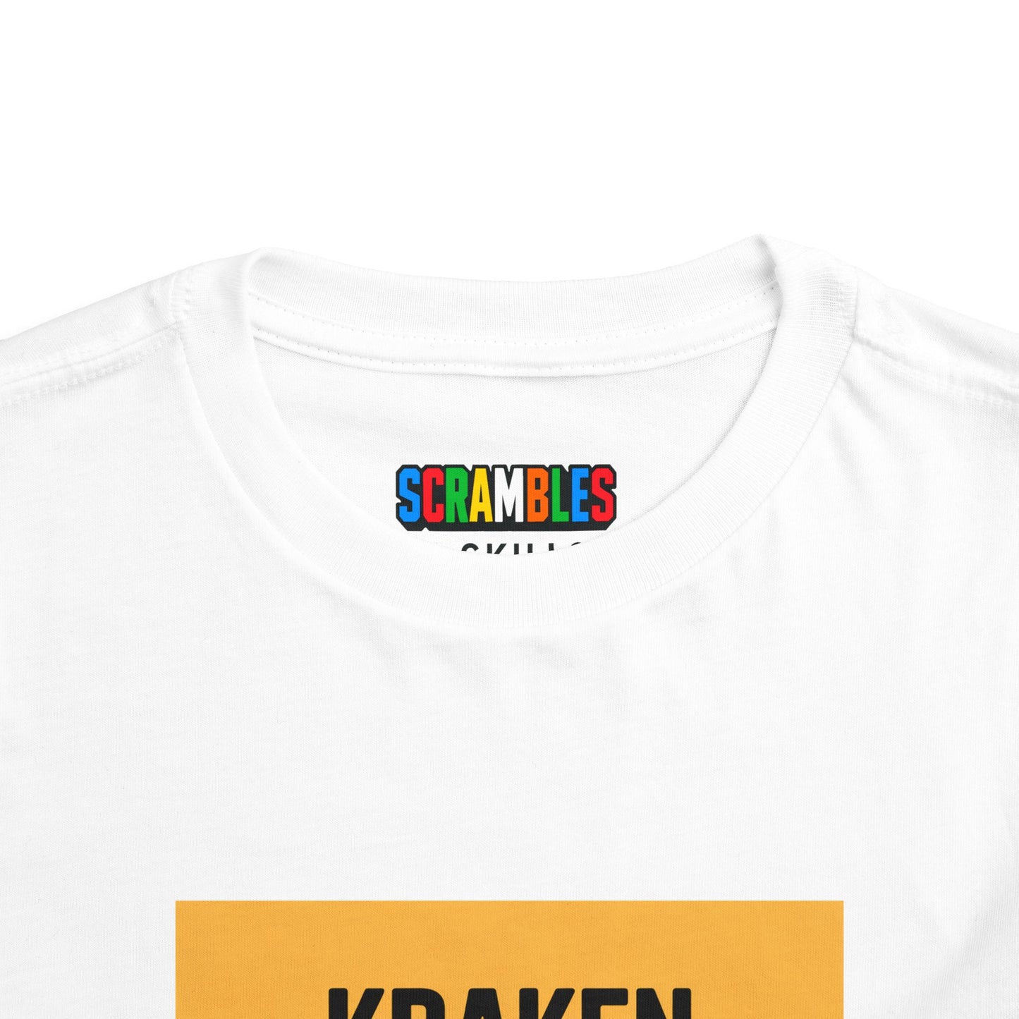 Kraken The Algorithim - Rubiks Cube Toddler Short Sleeve T-Shirt