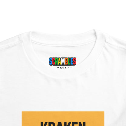 Kraken The Algorithim - Rubiks Cube Toddler Short Sleeve T-Shirt