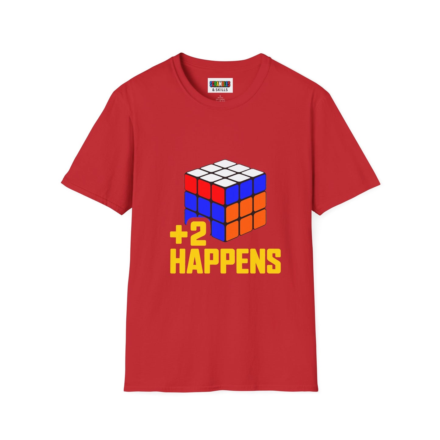 +2 Happens Unisex Graphic Softstyle T-Shirt