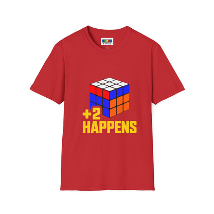 +2 Happens Unisex Graphic Softstyle T-Shirt