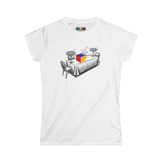 Square 1 Comp Day - Rubik's Cube Art  Women's Softstyle T-Shirt