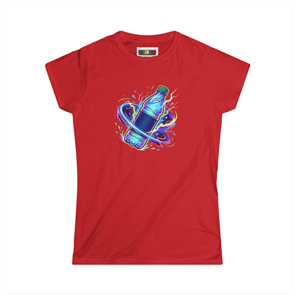 Electric Flip - Trick Shot Art  Women's Softstyle T-Shirt