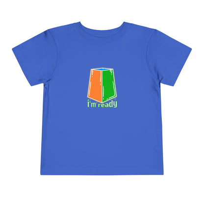 I'm Ready Rubiks Cube Art Toddler Short Sleeve T-Shirt
