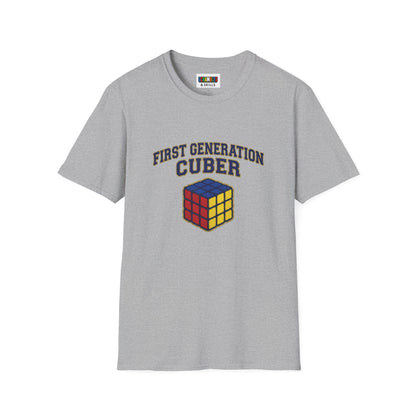 First Generation Cuber Rubiks Cube Art Unisex Graphic Softstyle T-Shirt