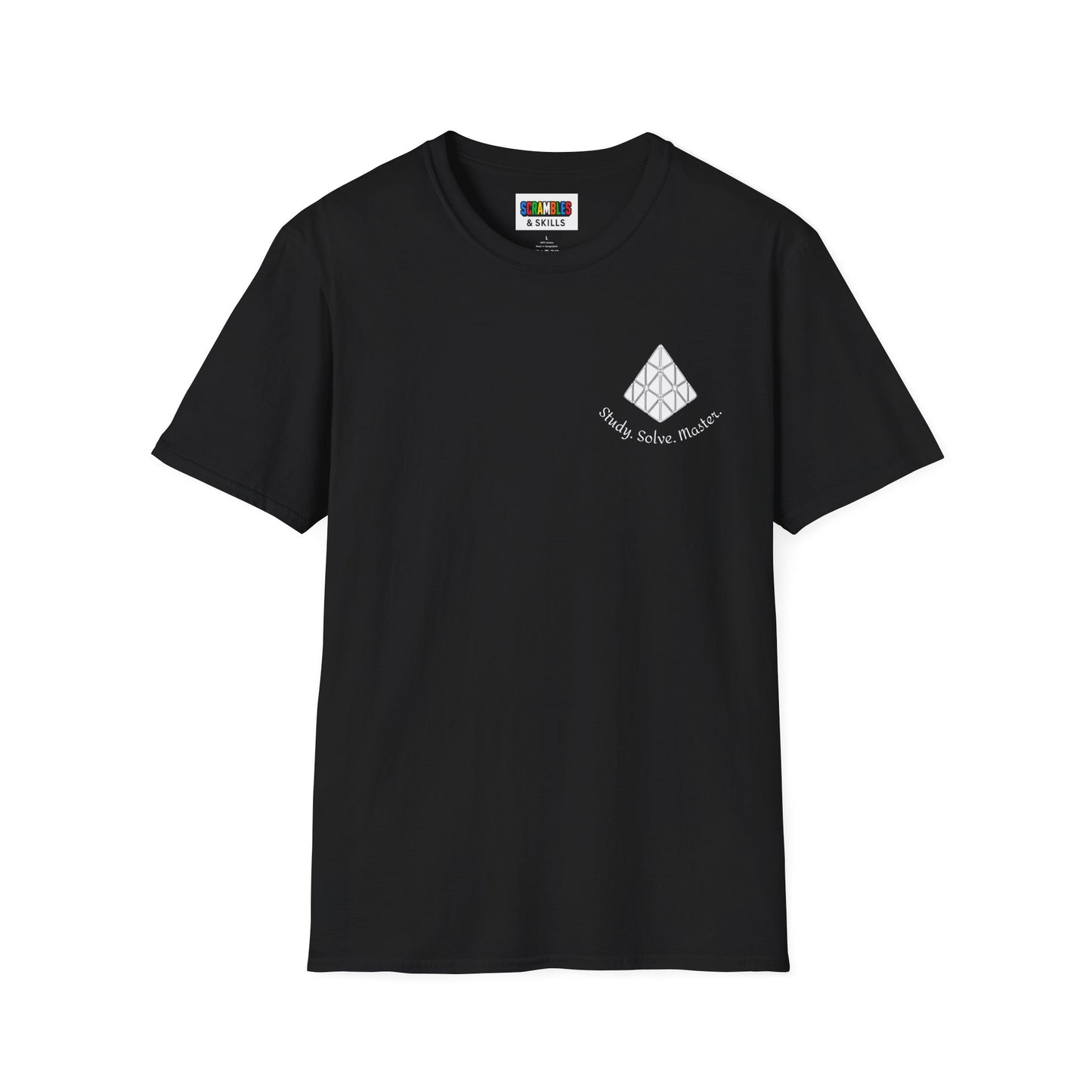 Pyraminx Doodle (Subtle) Unisex Graphic Softstyle T-Shirt
