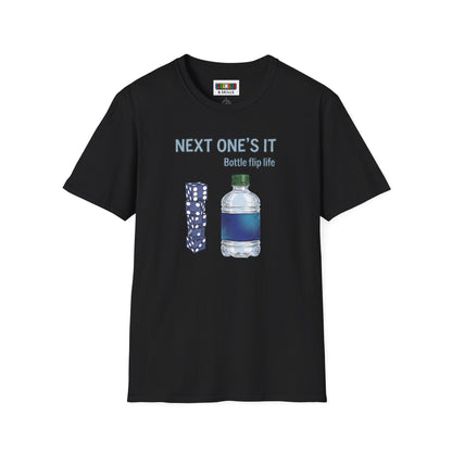 Next One's It Bottle Flip Art Unisex Graphic Softstyle T-Shirt