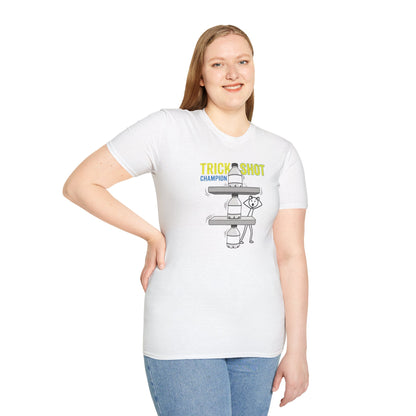 Trick shot Champion Unisex Graphic Softstyle T-Shirt