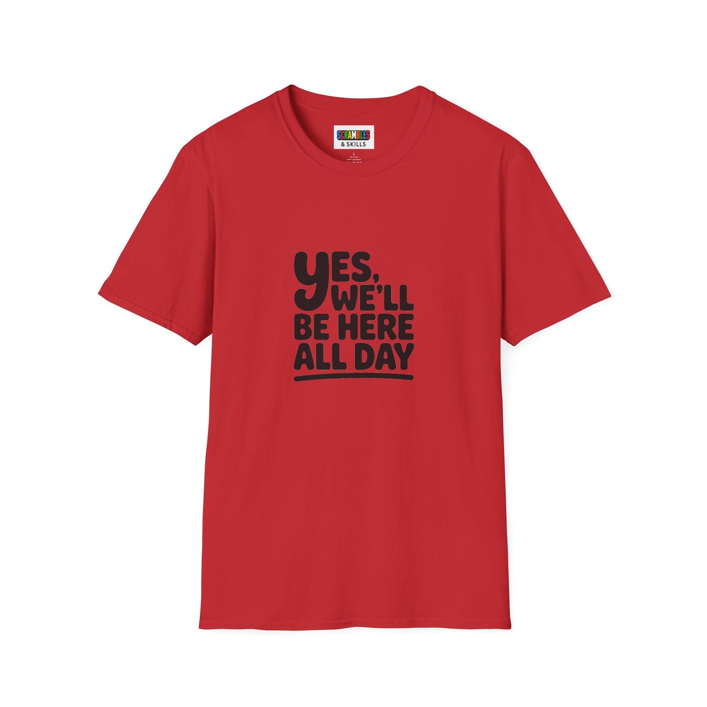 All Day Unisex Graphic Softstyle T-Shirt