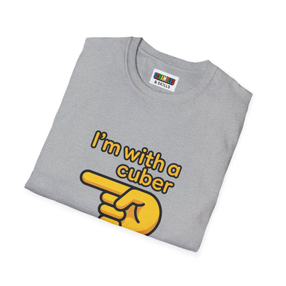 I'm With A Cuber Unisex Graphic Softstyle T-Shirt