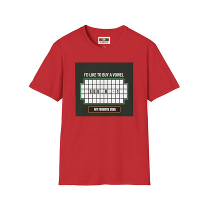 Square-1 - Vowel Unisex Graphic Softstyle T-Shirt