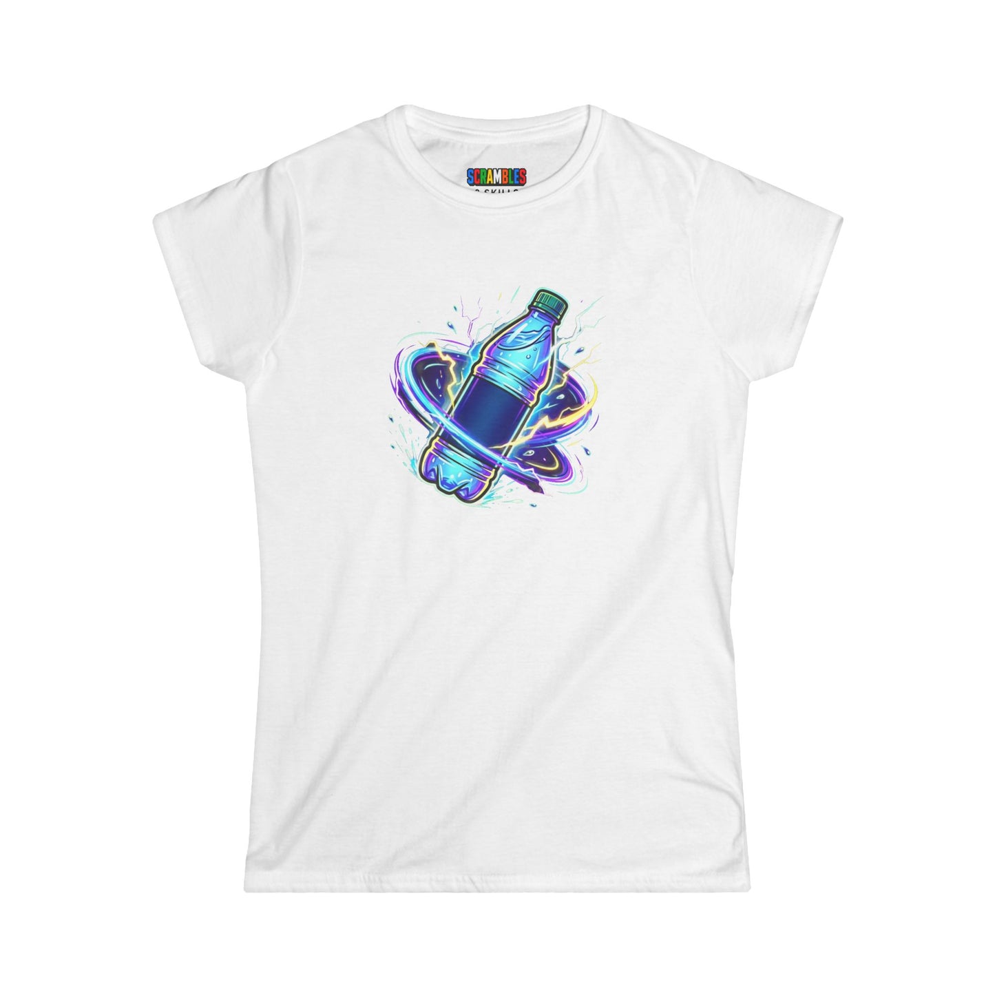 Electric Flip - Trick Shot Art  Women's Softstyle T-Shirt